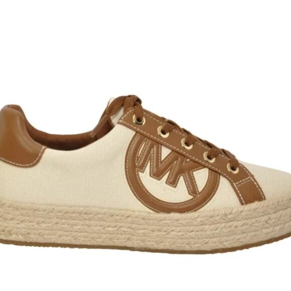 Michael Kors Poppy Espadrille Lace-Up Canvas Sneaker - Picture 1 of 5
